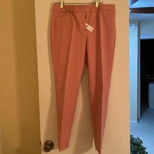 White House Black Market- Pink Slim Ankle Pants